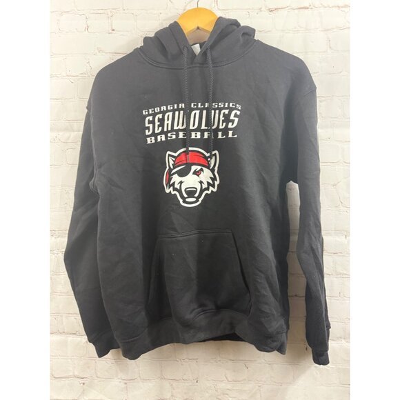 Epic Sports Georgia Classic Seawolves Baseball Hoodie Adults Medium Black #12 - Picture 1 of 8